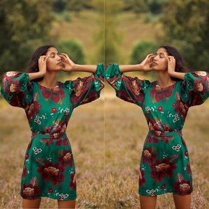 RARE Anthropologie Farm Rio Marenka Mini Dress